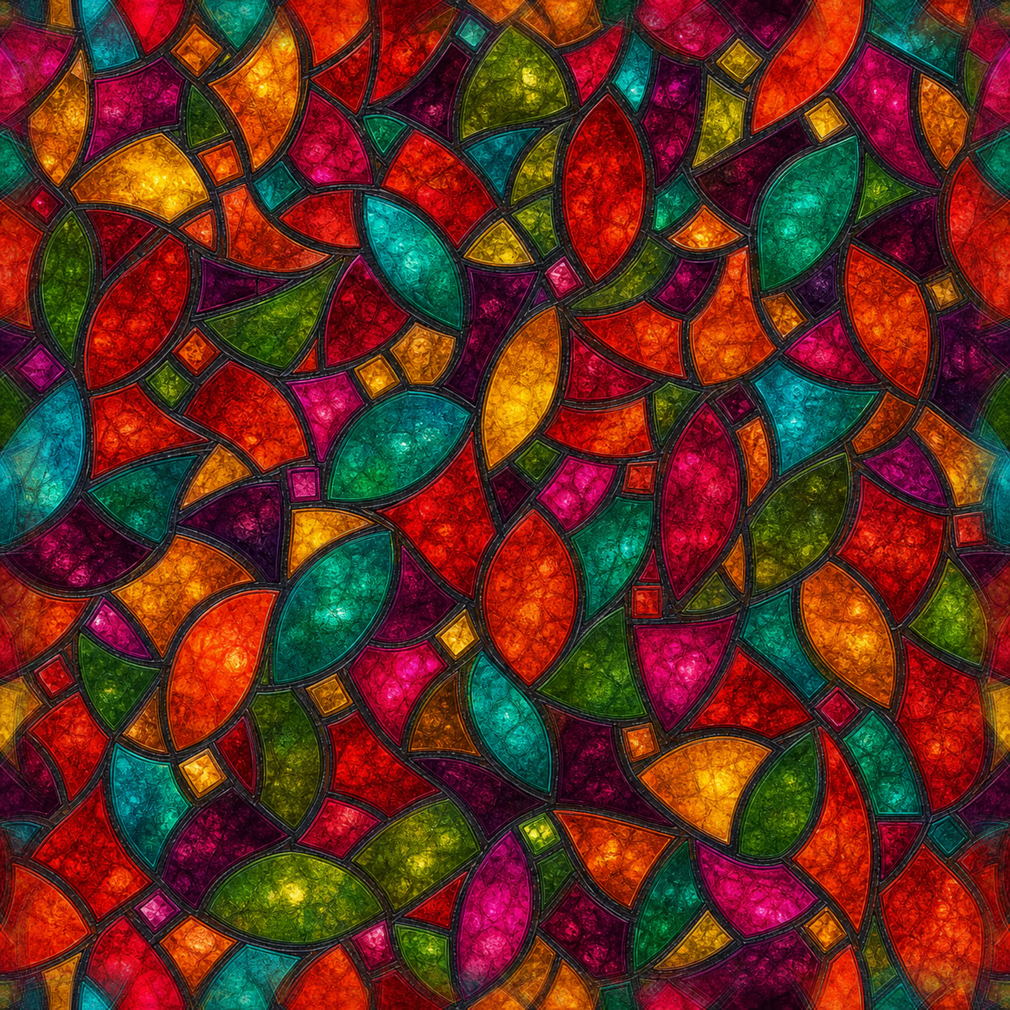 Festival Lantern Glass wrapping paper flat design