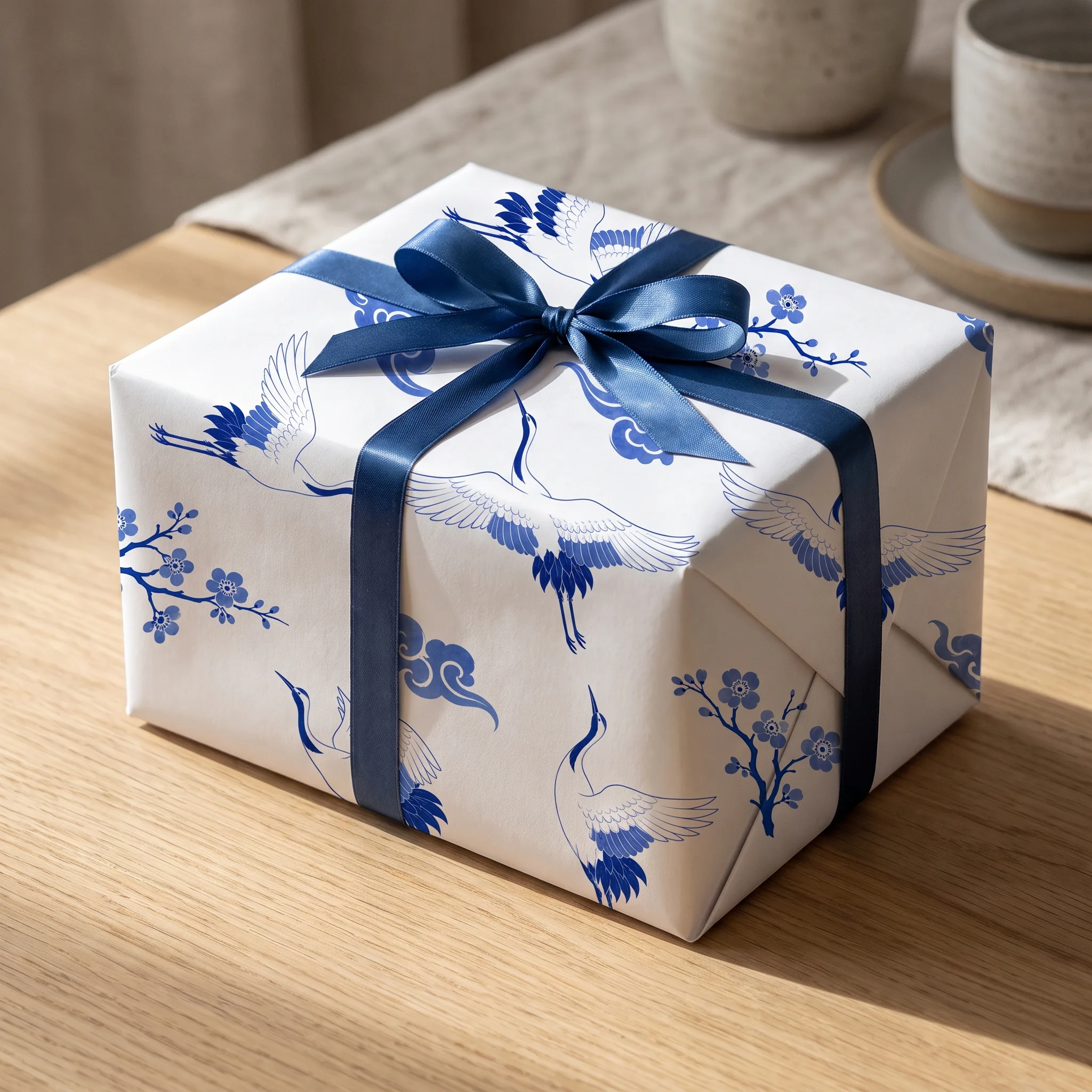 Porcelain Cloud Cranes lifestyle mockup