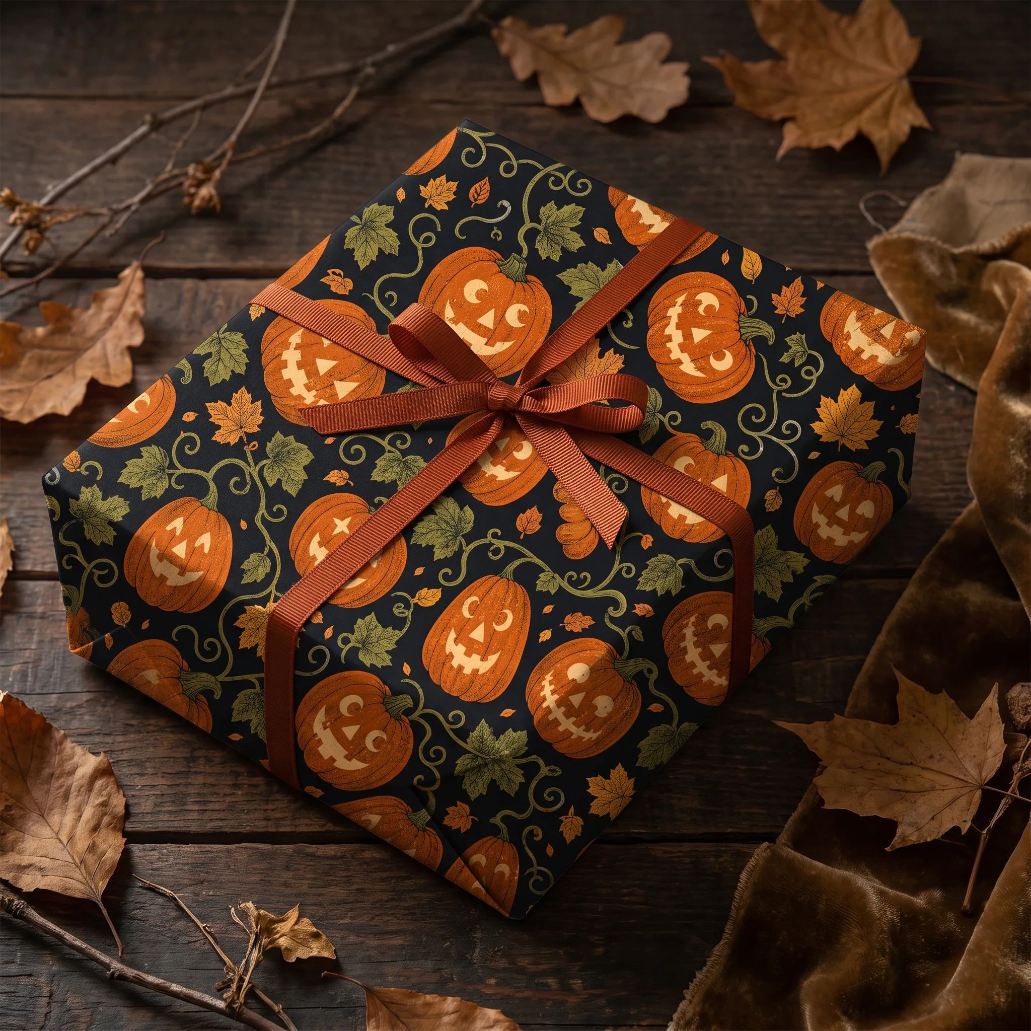 Pumpkin Lantern Parade lifestyle mockup