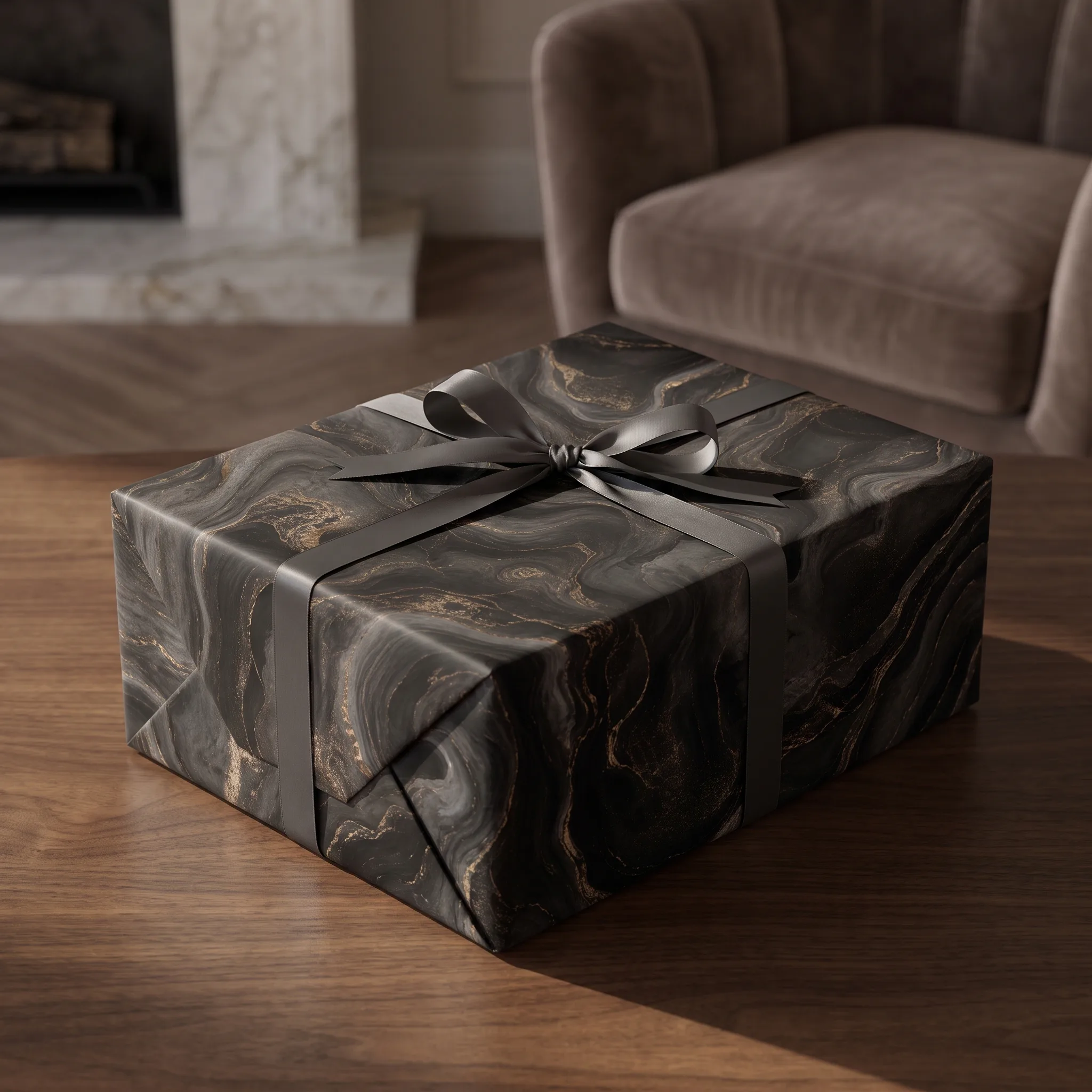 Smoked Charcoal Marbling lifestyle mockup