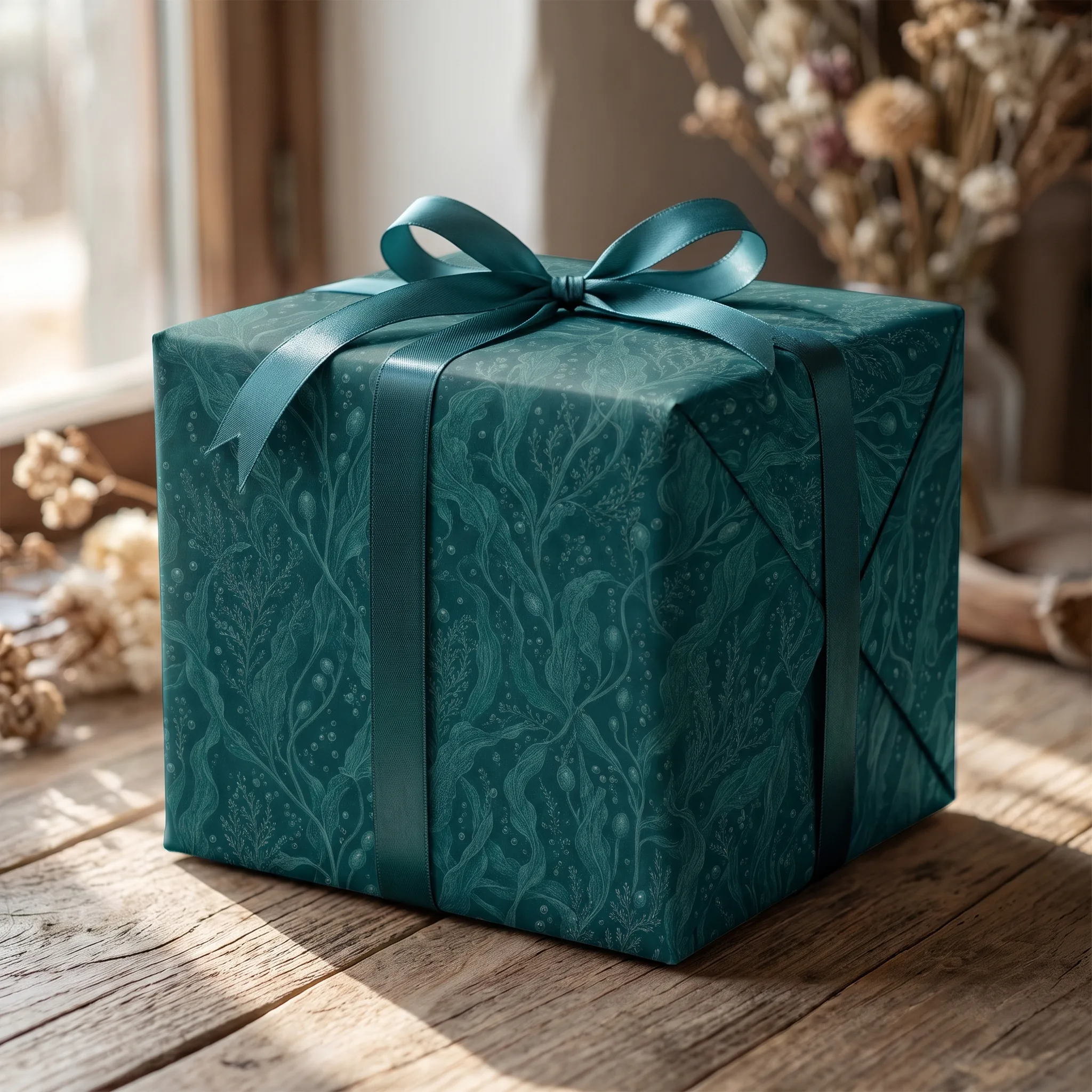 Teal Kelp Lace lifestyle mockup