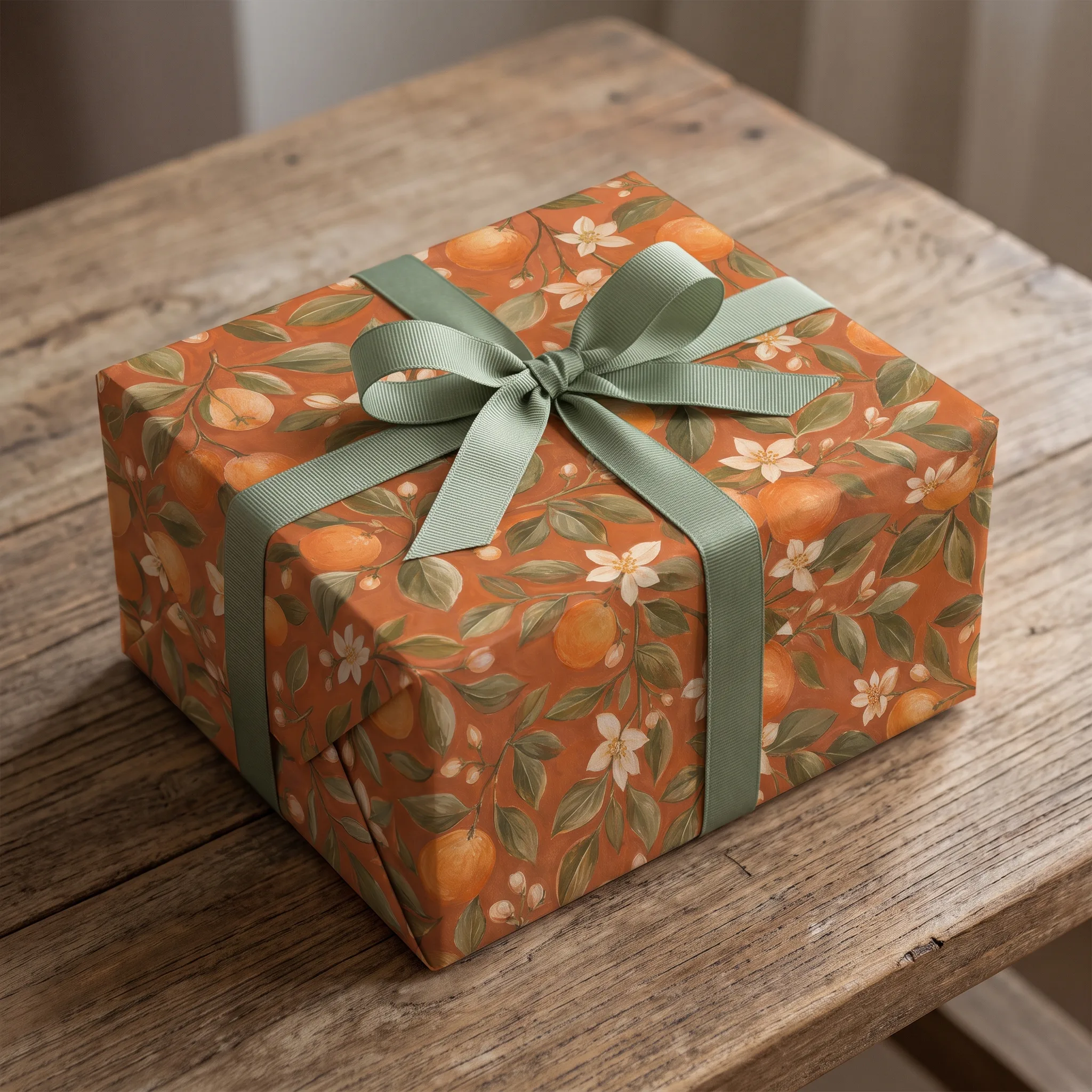 Terracotta Citrus Branches lifestyle mockup