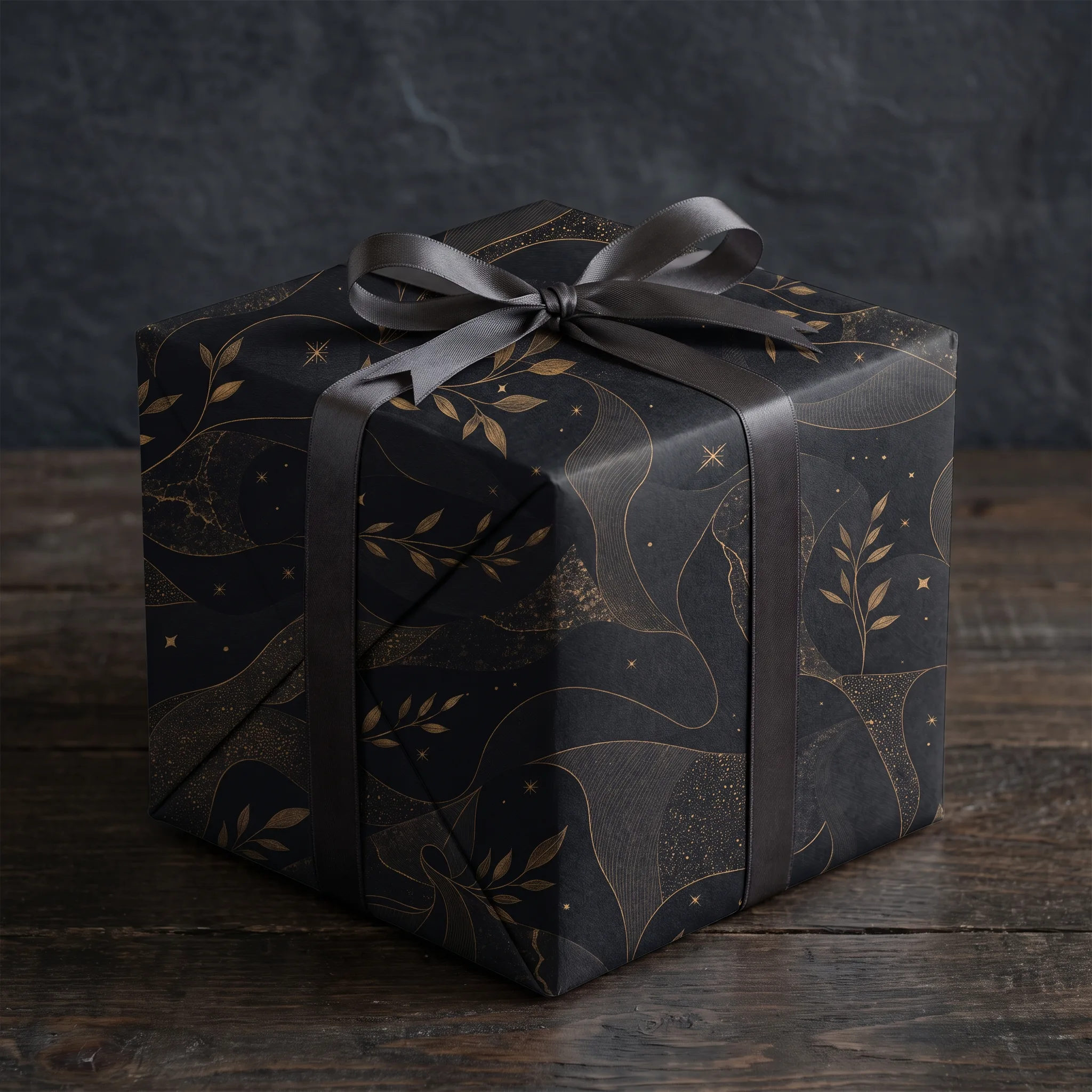 Rosy Noir Gold Sprigs lifestyle mockup