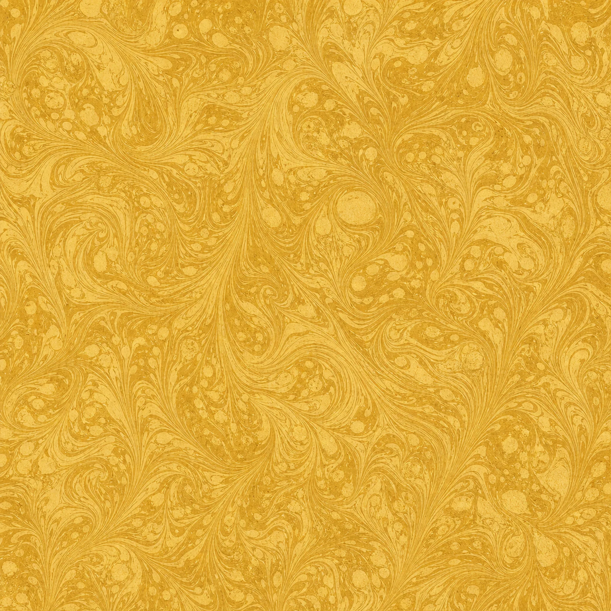 Ochre Paper Marbling wrapping paper flat design