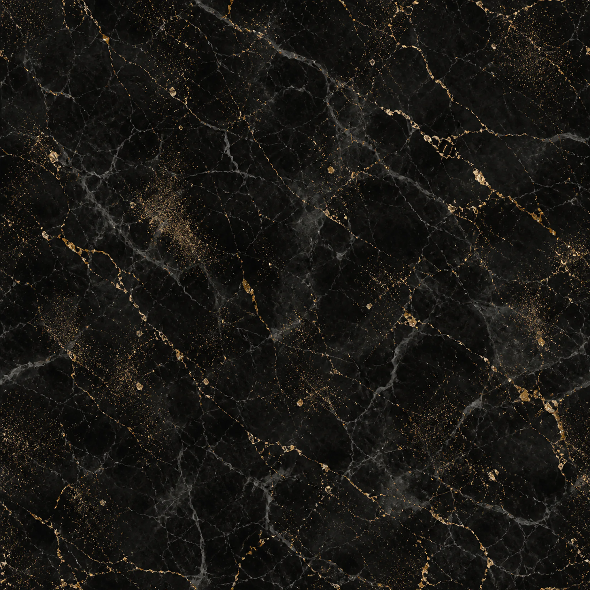 Black Marble Gold Dust wrapping paper flat design
