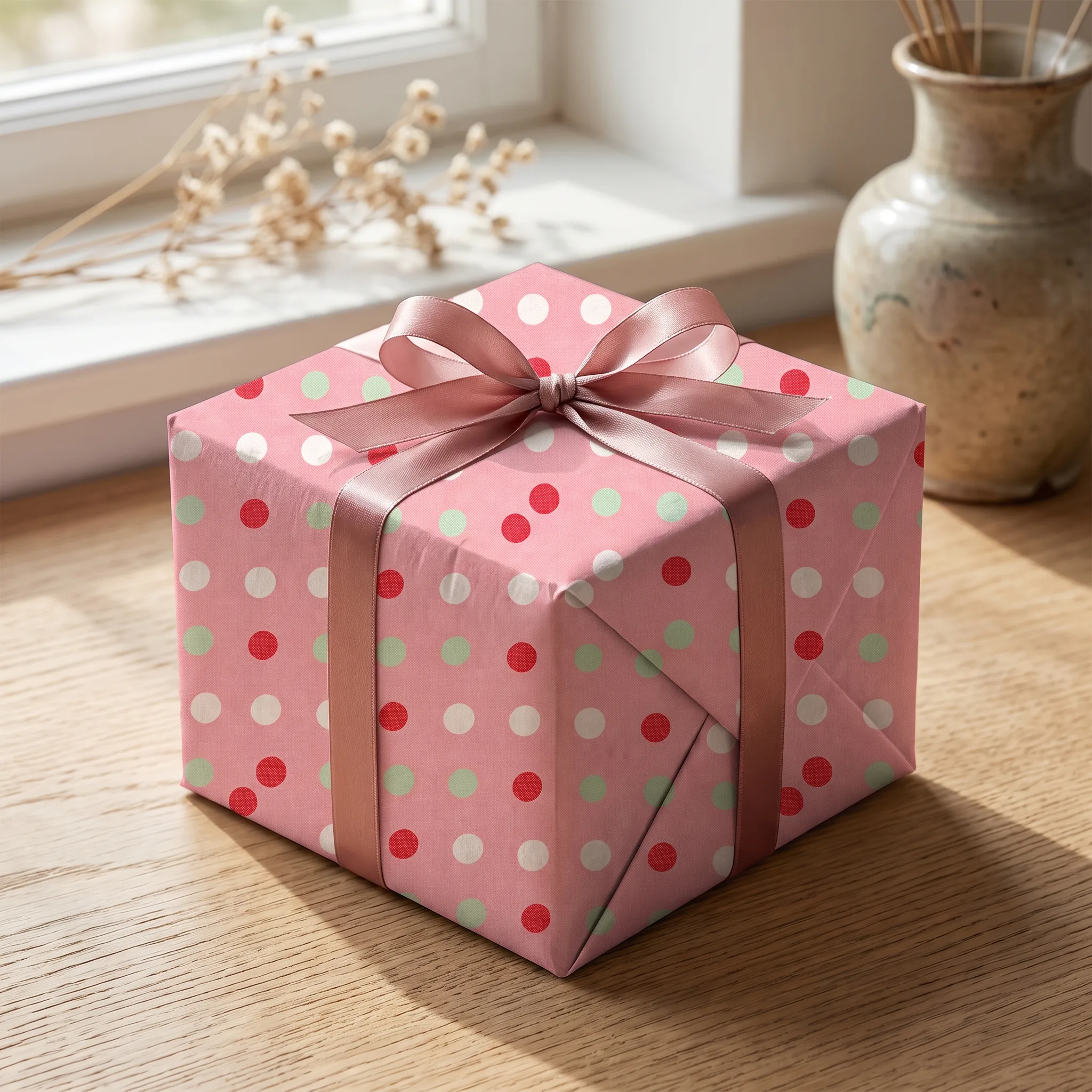 Morning Cotton Candy Dots lifestyle mockup