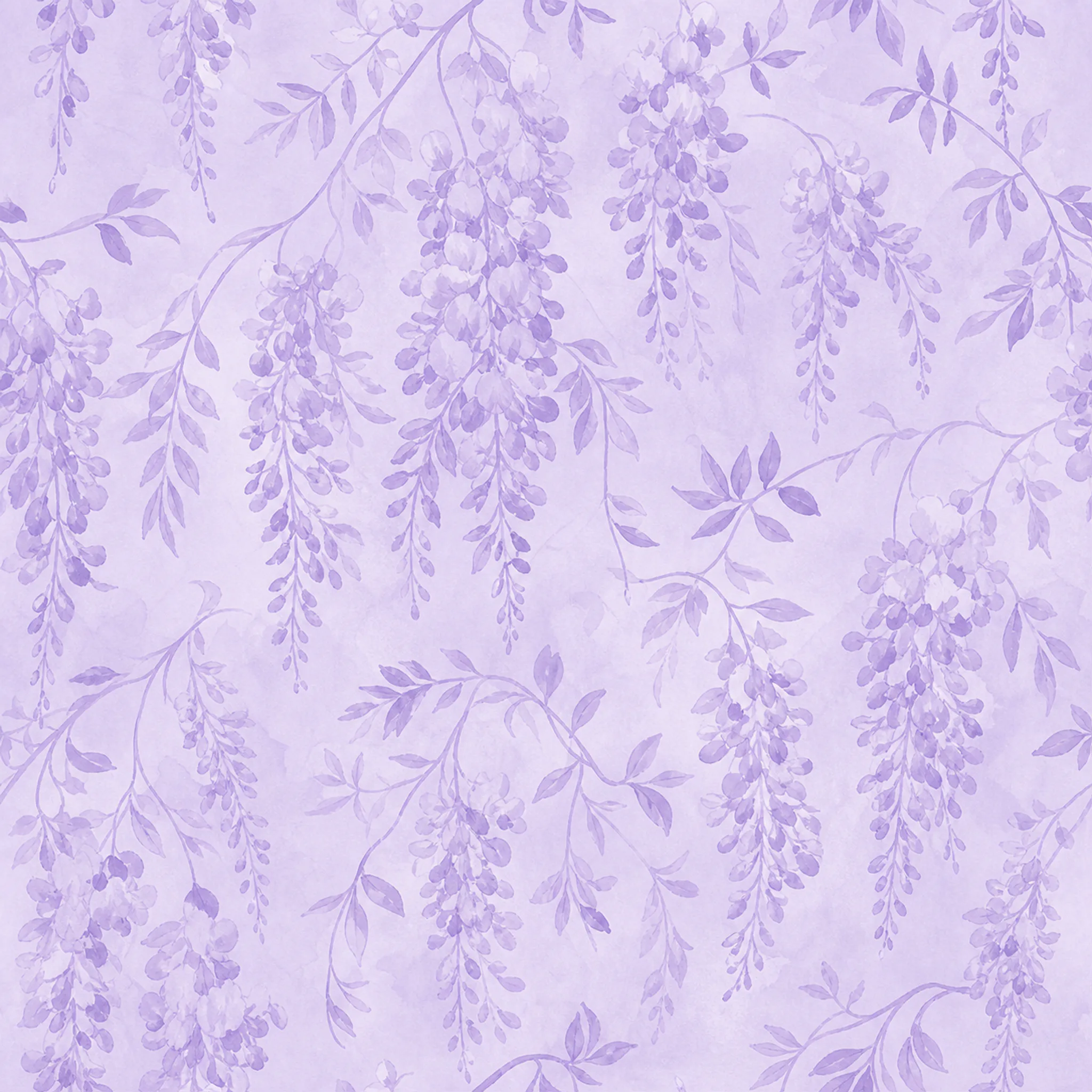 Lavender Wisteria Drift wrapping paper flat design