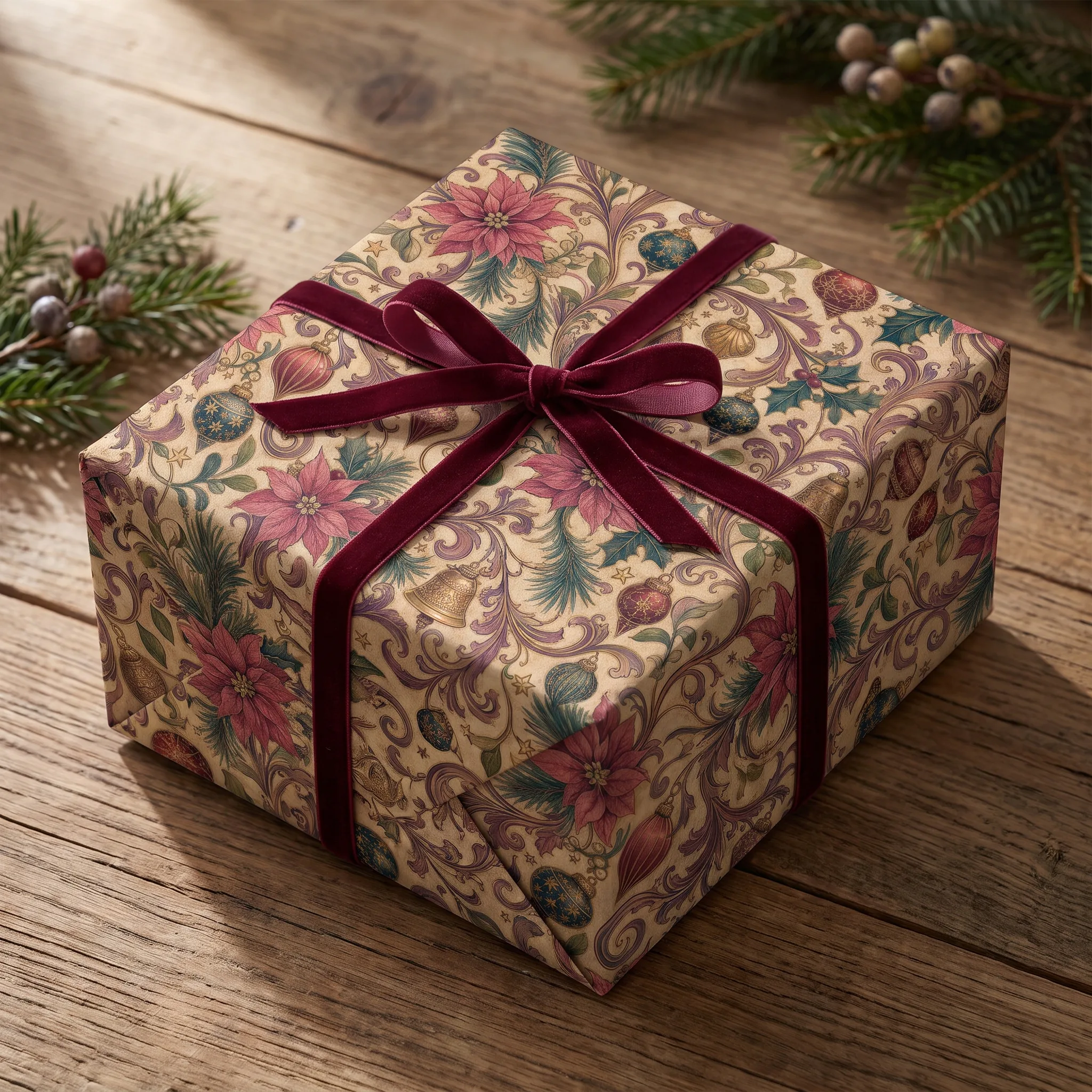 Mauve Ornament Vine lifestyle mockup