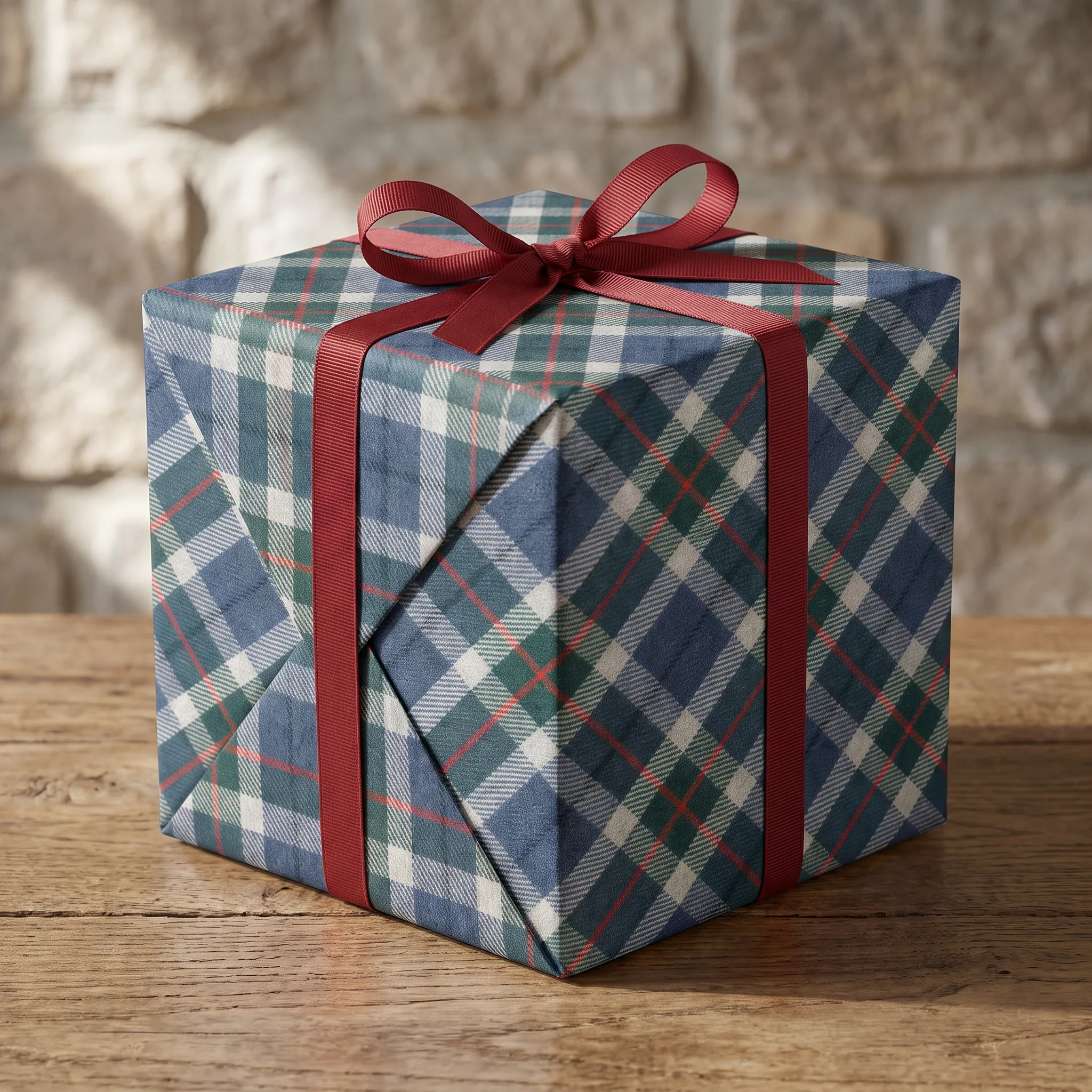 Frostline Plaid lifestyle mockup