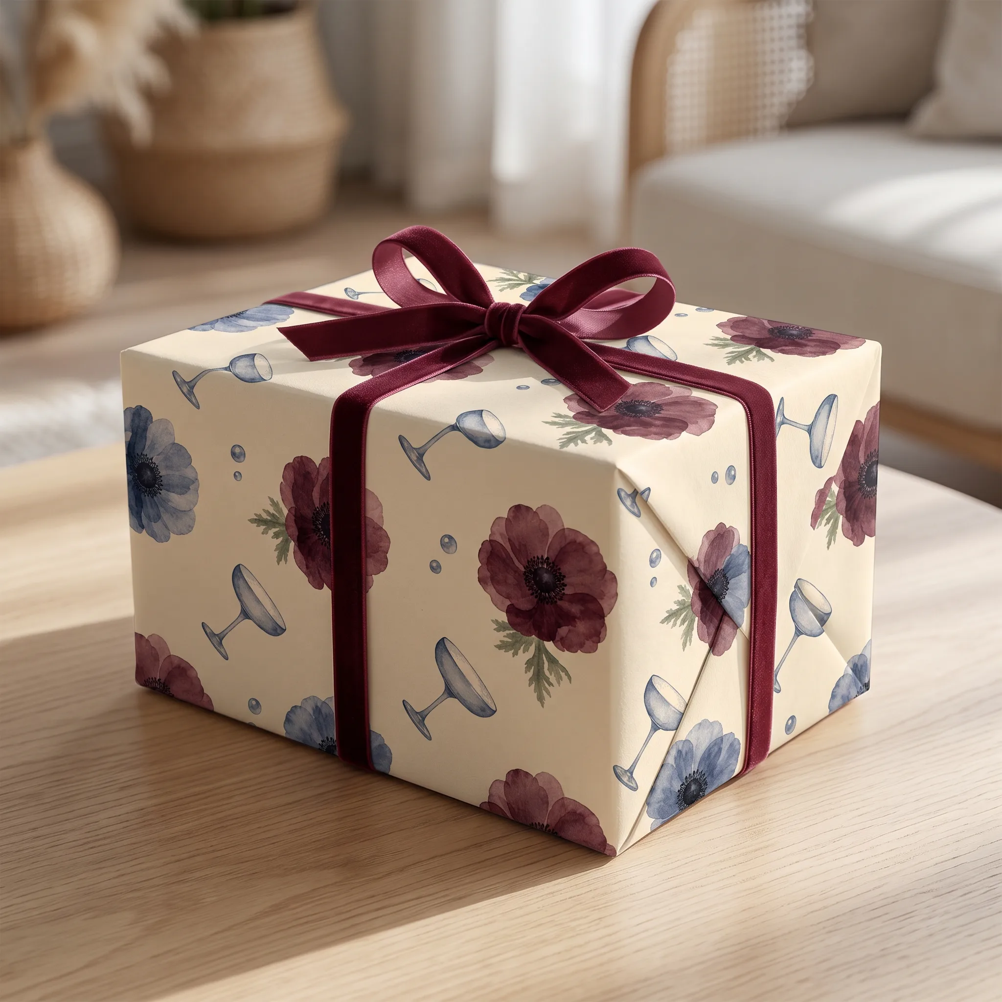 Champagne Anemones lifestyle mockup