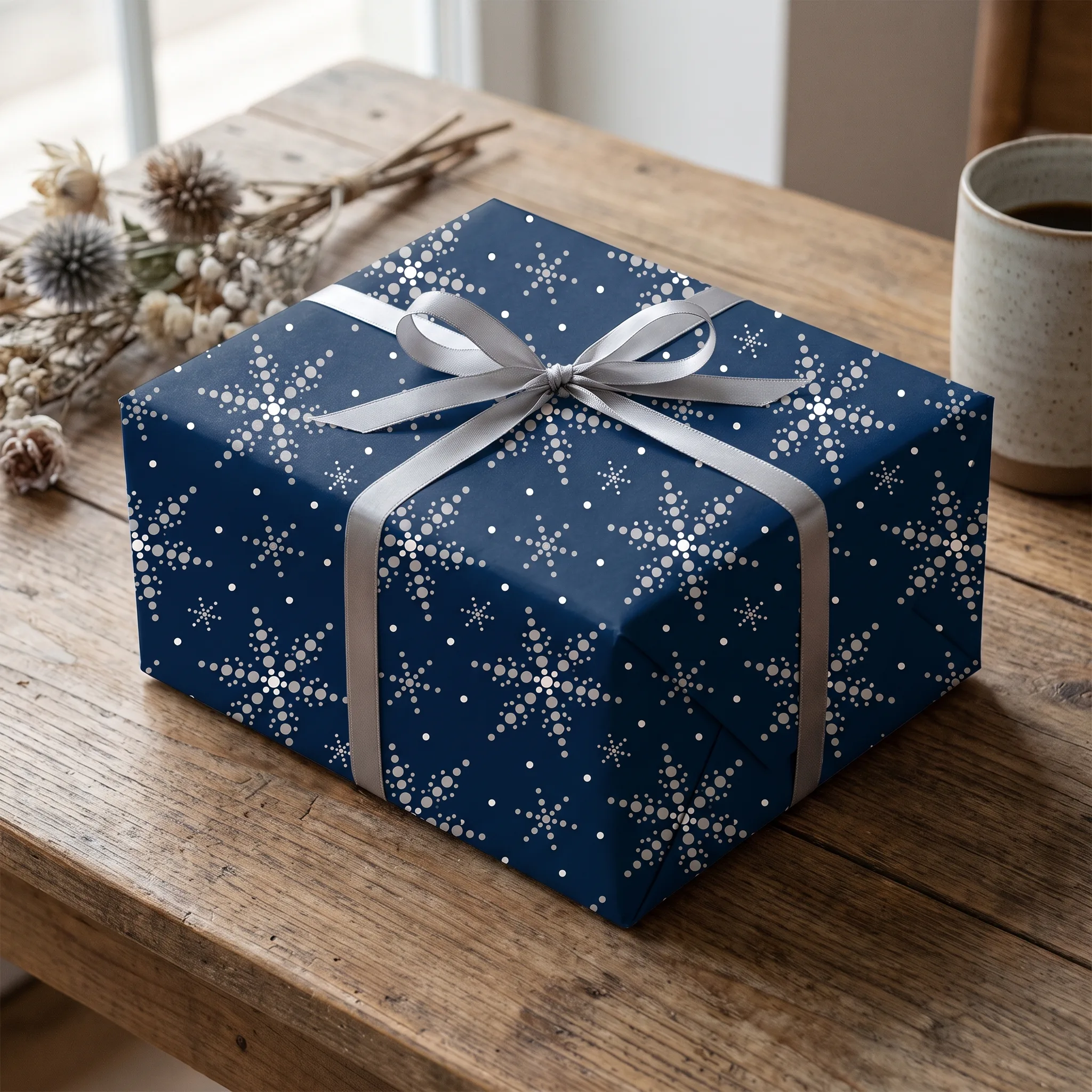 Snowflake Dot Matrix lifestyle mockup