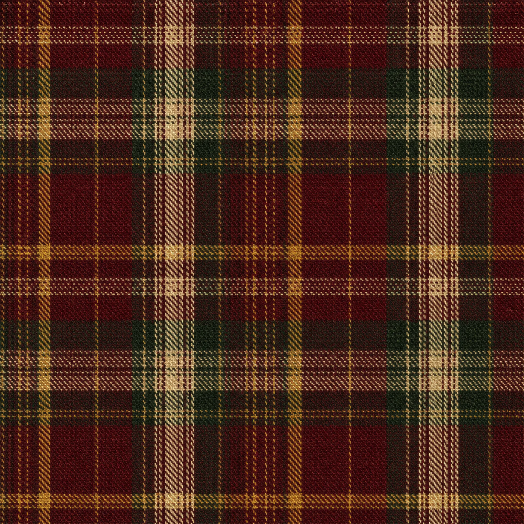 Vintage Oxblood Tartan wrapping paper flat design