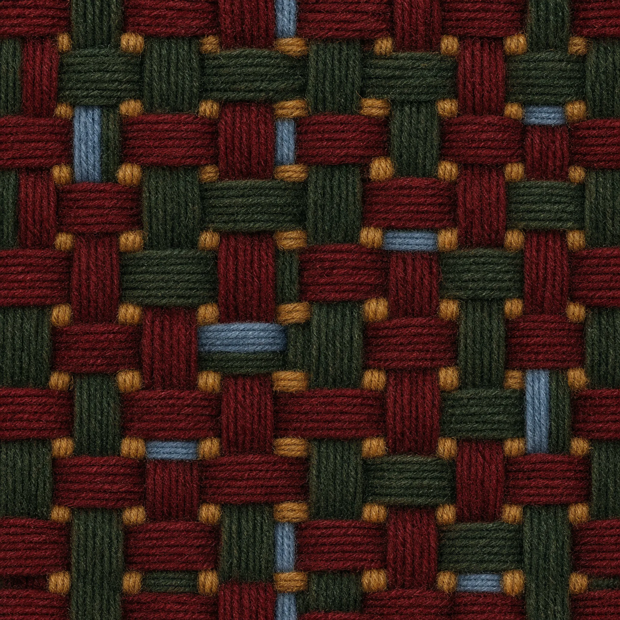 Ribbed Oxblood Basketweave wrapping paper flat design